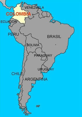 Mapa Colombia y AS